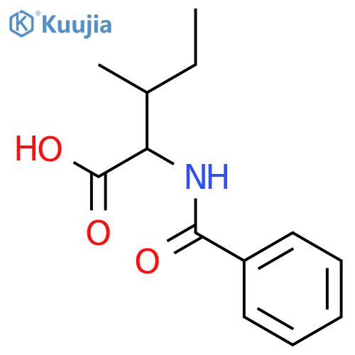 (2S,3S)-3-methyl-2-(phenylformamido)pentanoic acid structure