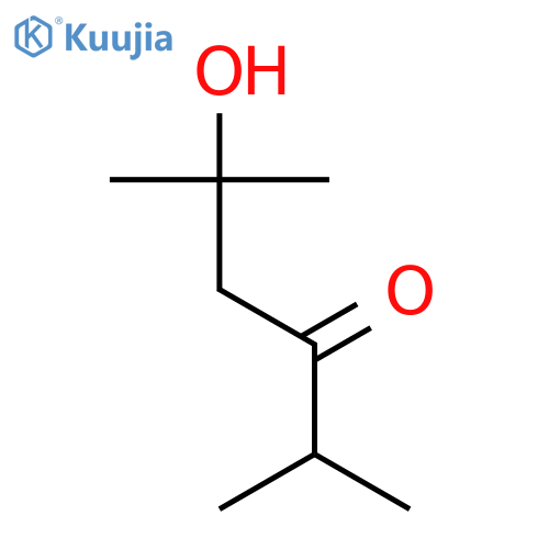 5-Hydroxy-2,5-dimethylhexan-3-one structure