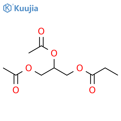 1,2,3-Propanetriol, 1,2-diacetate 3-propanoate structure