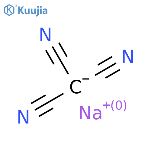 Sodium tricyanomethanide structure