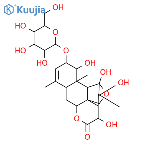 Glaucarubol; 15-Epimer, 2-O-β-D-glucopyranoside structure