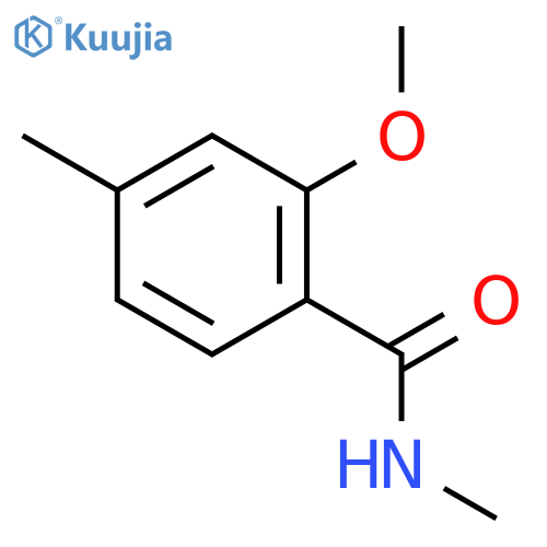 Benzamide, 2-methoxy-N,4-dimethyl- structure