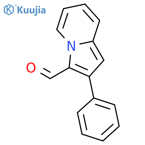 2-phenylindolizine-3-carbaldehyde structure