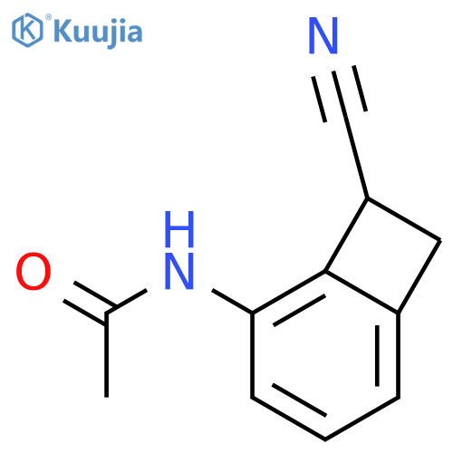 Acetamide, N-(8-cyanobicyclo[4.2.0]octa-1,3,5-trien-2-yl)- structure