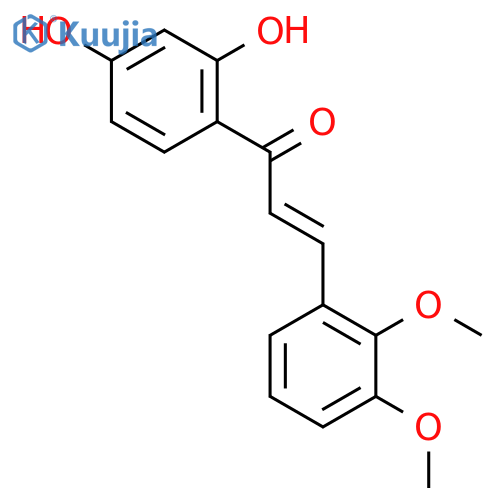 2',4'-dihydroxy-2,3-dimethoxychalcone structure
