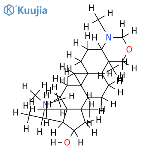 20alphaF-dimethylamino-4,14,3'-trimethyl-(3alpha,4alpha,5alpha)-tetrahydro-9beta,19-cyclo-pregnano[3,4-d][1,3]oxazin-16alpha-ol structure