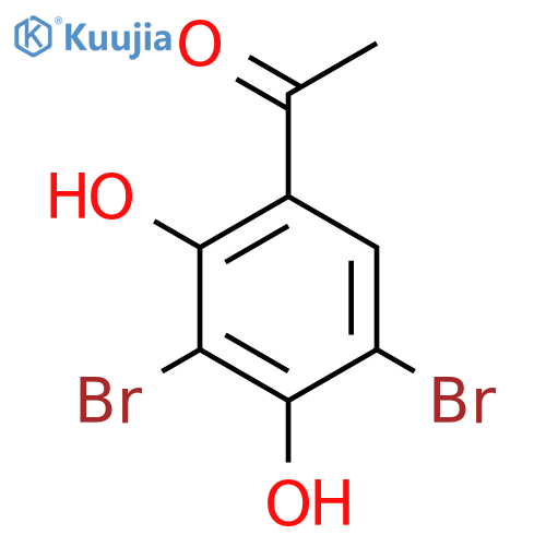 Ethanone, 1-(3,5-dibromo-2,4-dihydroxyphenyl)- structure