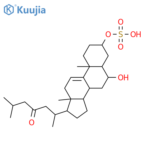 3,6-Dihydroxycholest-9(11)-en-23-one; (3β,5α,6α)-form, 3-O-Sulfate structure
