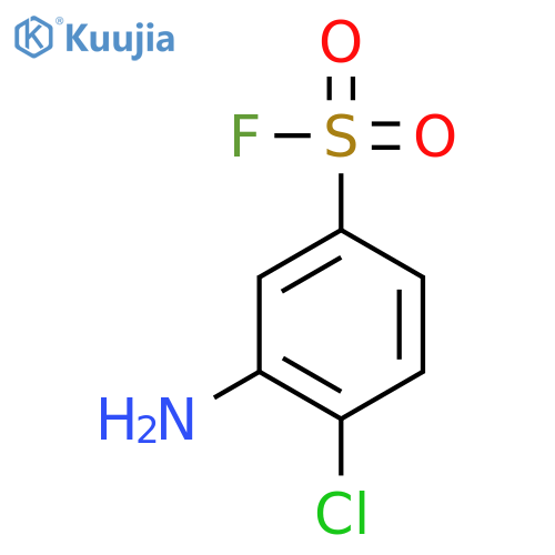 3-amino-4-chlorobenzene-1-sulfonyl fluoride structure