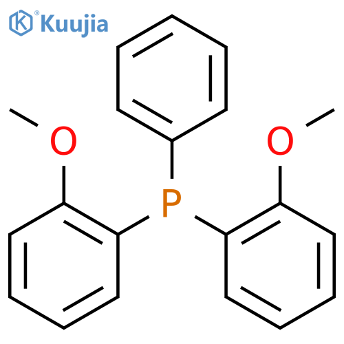 Bis(o-methoxyphenyl)phenylphosphine structure
