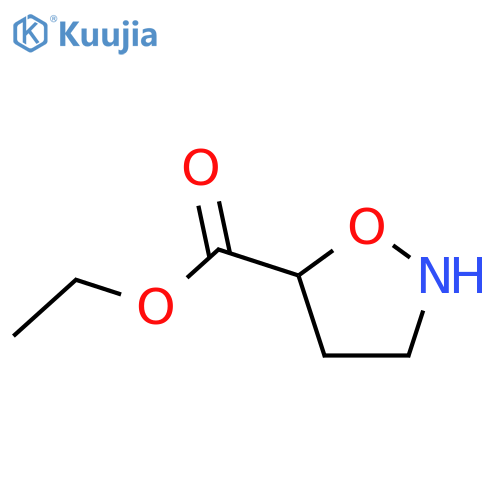 ethyl 1,2-oxazolidine-5-carboxylate structure