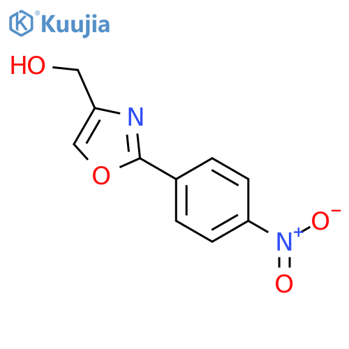 2-(4-Nitro-phenyl)-oxazol-4-yl-methanol structure