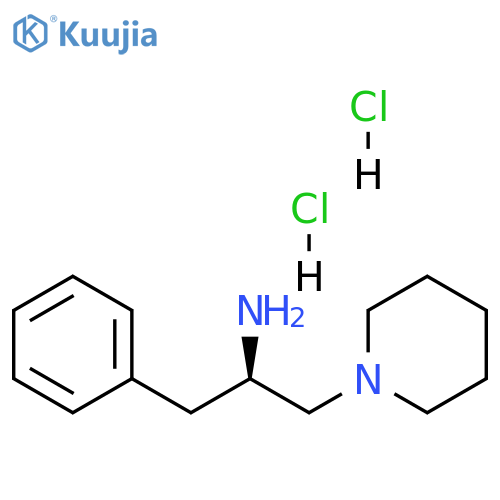 (R)-1-Phenyl-3-(piperidin-1-yl)propan-2-amine 2HCl structure
