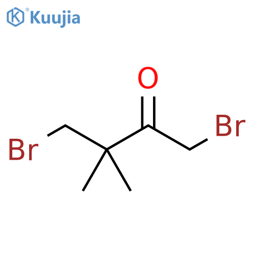 2-Butanone, 1,4-dibromo-3,3-dimethyl- structure