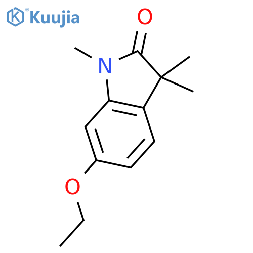 2H-Indol-2-one,6-ethoxy-1,3-dihydro-1,3,3-trimethyl- structure