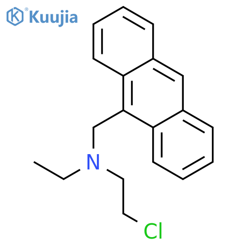 9-Anthracenemethanamine,N-(2-chloroethyl)-N-ethyl- structure
