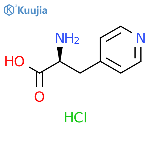 (S)-2-Amino-3-(pyridin-3-yl)propanoic acid hydrochloride structure