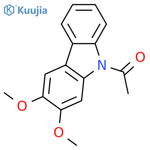 9H-Carbazole-2,3-diol; Di-Me ether, N-Ac structure