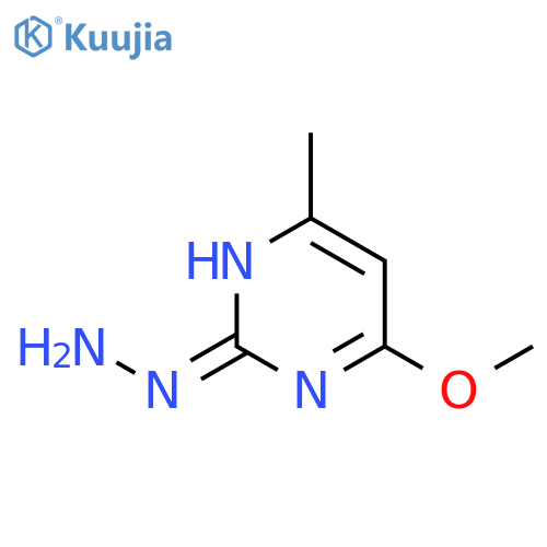 2-hydrazinyl-4-methoxy-6-methylpyrimidine structure