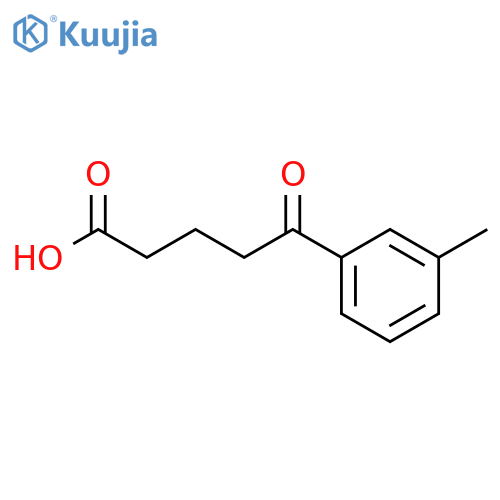 5-(3-METHYLPHENYL)-5-OXOVALERIC ACID structure