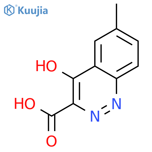 3-Cinnolinecarboxylic acid, 4-hydroxy-6-methyl- structure