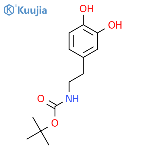 N-t-Butyloxycarbonyldopamine structure