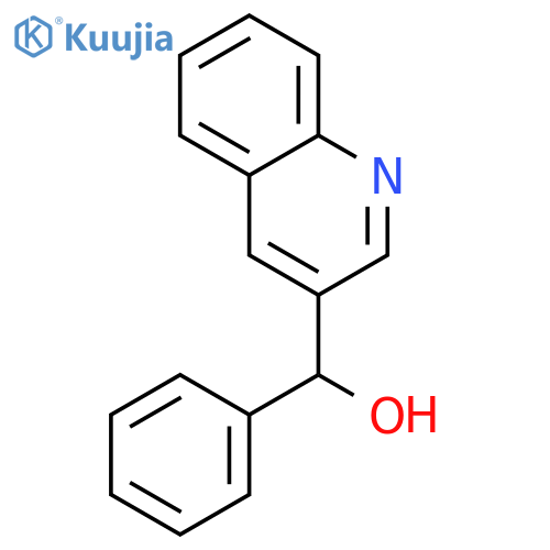 (Phenyl)(3-quinolyl)methanol structure