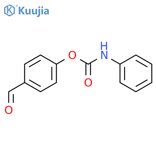 4-formylphenyl N-phenylcarbamate structure