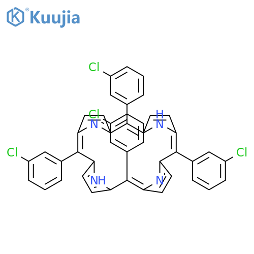 21H,23H-porphine, 5,10,15,20-tetrakis(3-chlorophenyl)- structure