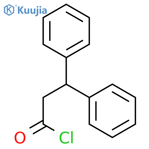 3,3-diphenylpropanoyl chloride structure