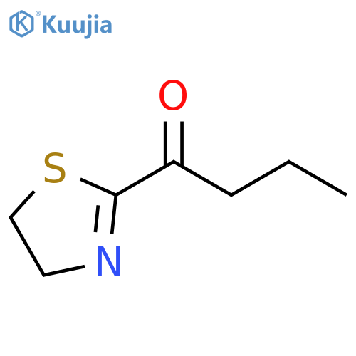 1-(4,5-dihydro-1,3-thiazol-2-yl)-1-butanone structure