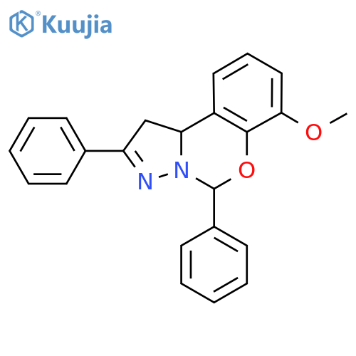 10-methoxy-4,7-diphenyl-8-oxa-5,6-diazatricyclo7.4.0.0^{2,6}trideca-1(9),4,10,12-tetraene structure