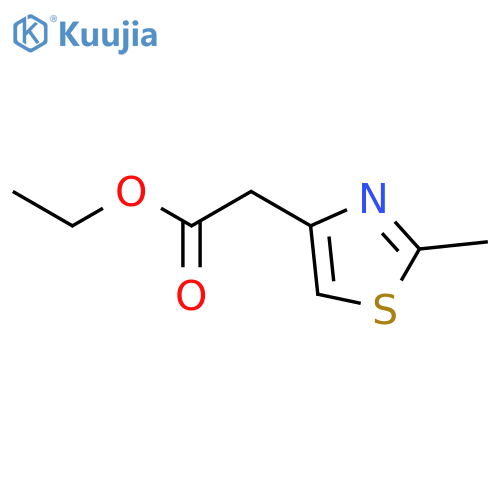 Ethyl 2-(2-methylthiazol-4-yl)acetate structure