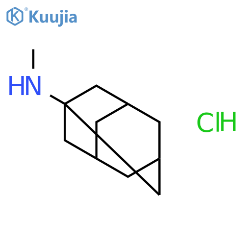 N-methyltricyclo[3.3.1.1~3,7~]decan-1-amine hydrochloride (1:1) structure