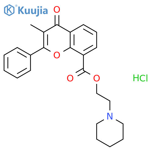 Flavoxate hydrochloride structure
