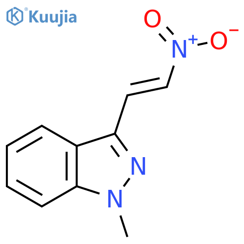 1-methyl-3-(2-nitroethenyl)-1H-indazole structure