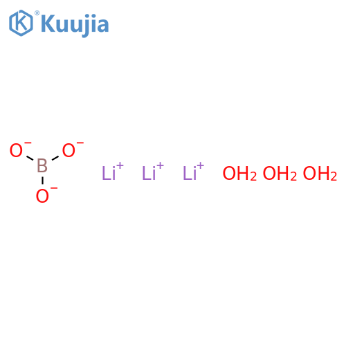 Boron lithium oxide (B4Li2O7), trihydrate structure