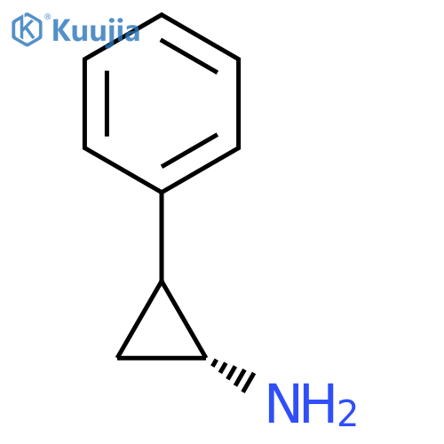 (1R,2S)-2-phenylcyclopropan-1-amine structure
