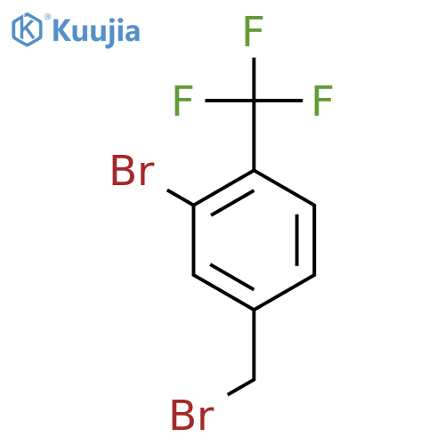 2-Bromo-4-(bromomethyl)-1-(trifluoromethyl)benzene structure