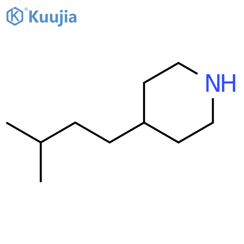 4-(3-methylbutyl)piperidine structure