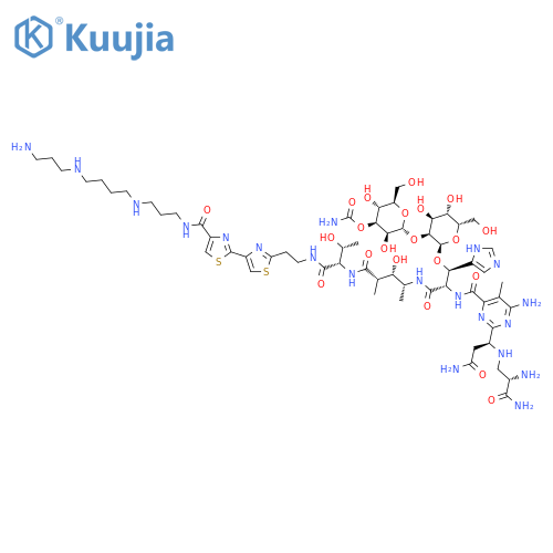 Bleomycinamide,N1-[3-[[4-[(3-aminopropyl)amino]butyl]amino]propyl]- structure