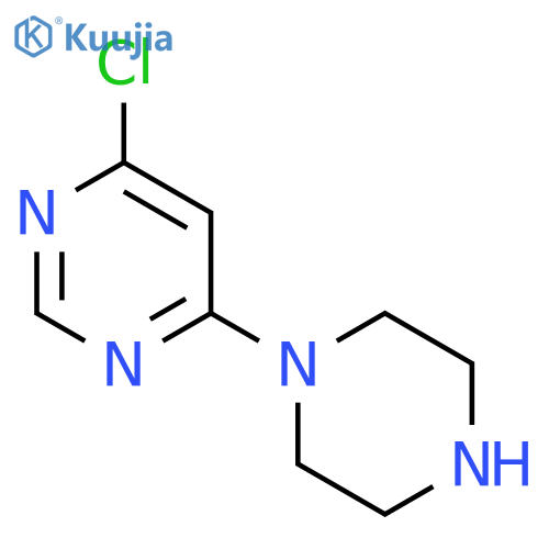 4-chloro-6-(piperazin-1-yl)pyrimidine structure