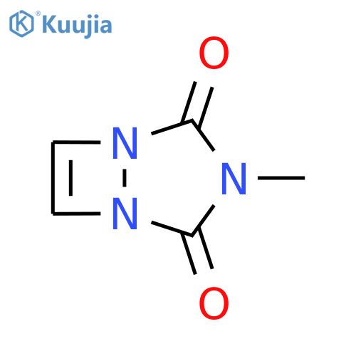 3-Methyl-1,3,5-triazabicyclo[3.2.0]hept-6-ene-2,4-dione structure
