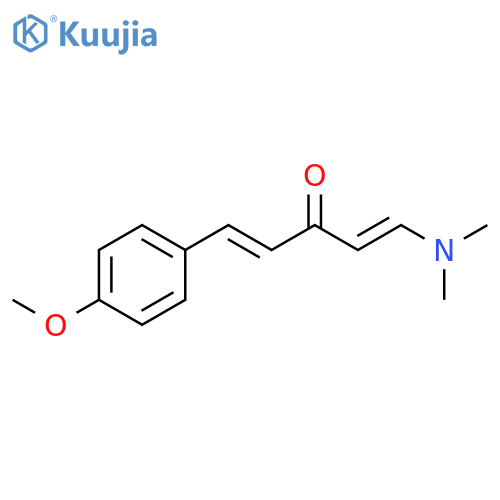 1-(dimethylamino)-5-(4-methoxyphenyl)penta-1,4-dien-3-one structure