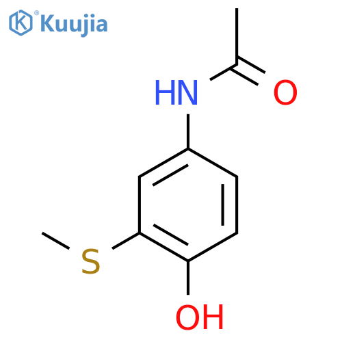S-Methyl-3-thioacetaminophen structure