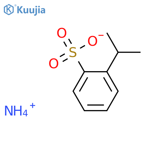 Benzenesulfonicacid, (1-methylethyl)-, ammonium salt (1:1) structure
