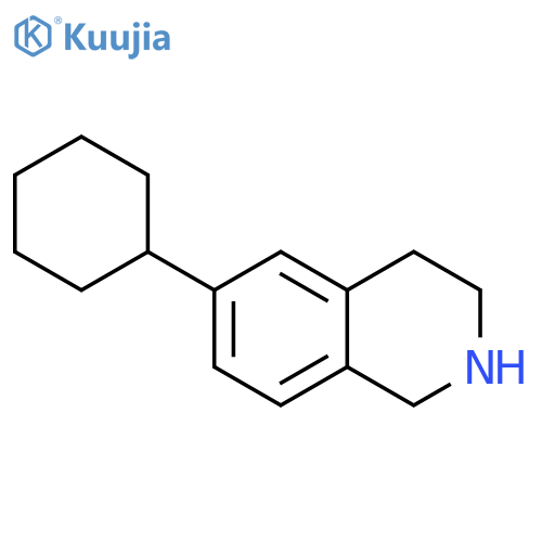 6-cyclohexyl-1,2,3,4-tetrahydroisoquinoline structure