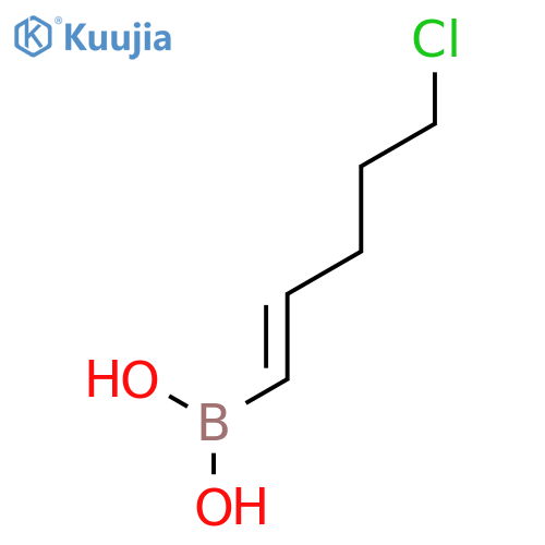 (E)-(5-Chloropent-1-en-1-yl)boronic acid structure