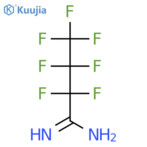 Heptafluorobutyrylamidine structure
