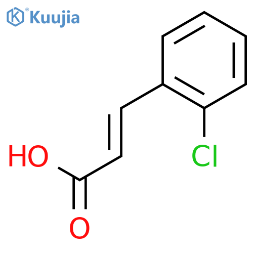3-(2-chlorophenyl)prop-2-enoic acid structure